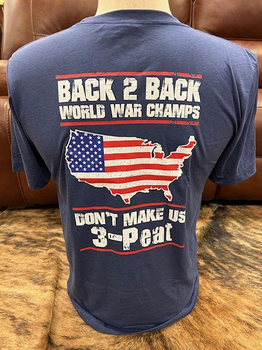 Legend or Lies Tri-Blend 3-Peat Patriot Tee