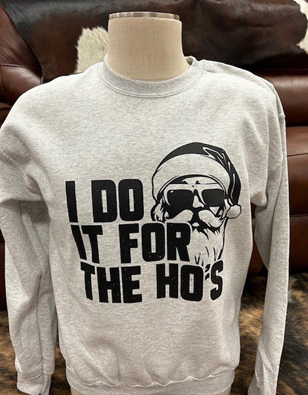 Legend or Lies I Do It For The Hos Funny Christmas Sweater