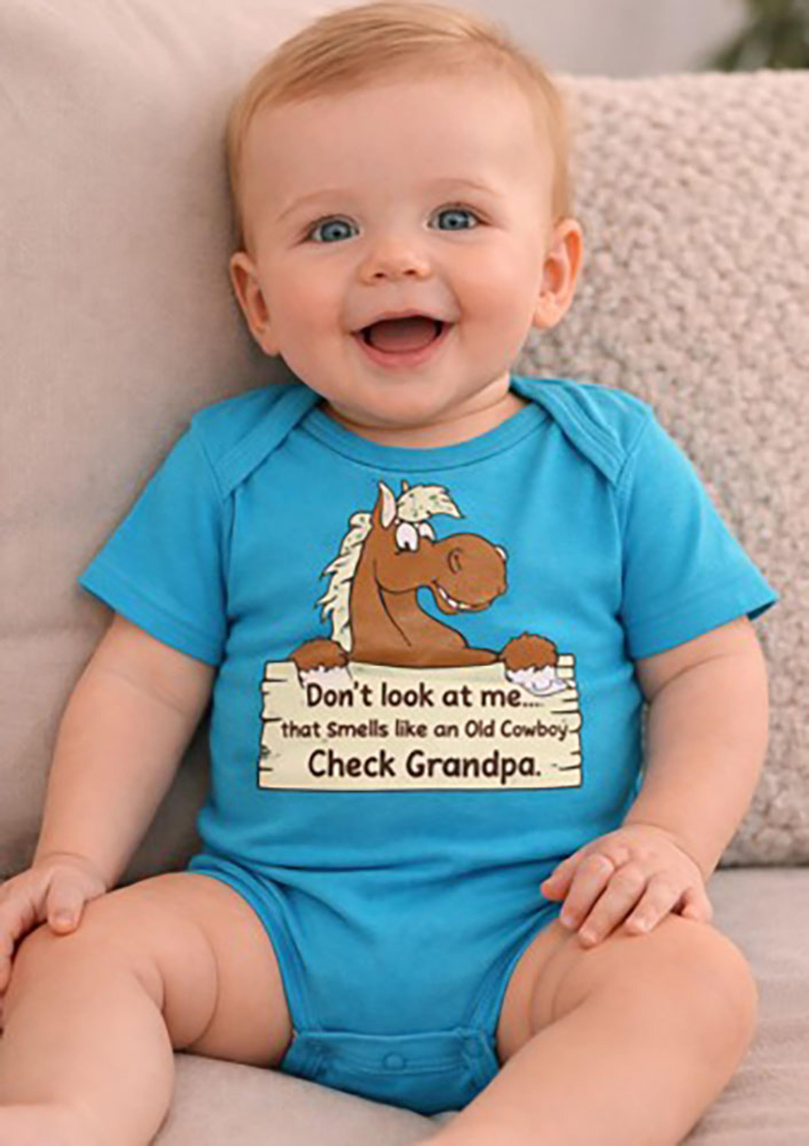 Legend or Lies Check Grandpa Infant Bodysuit