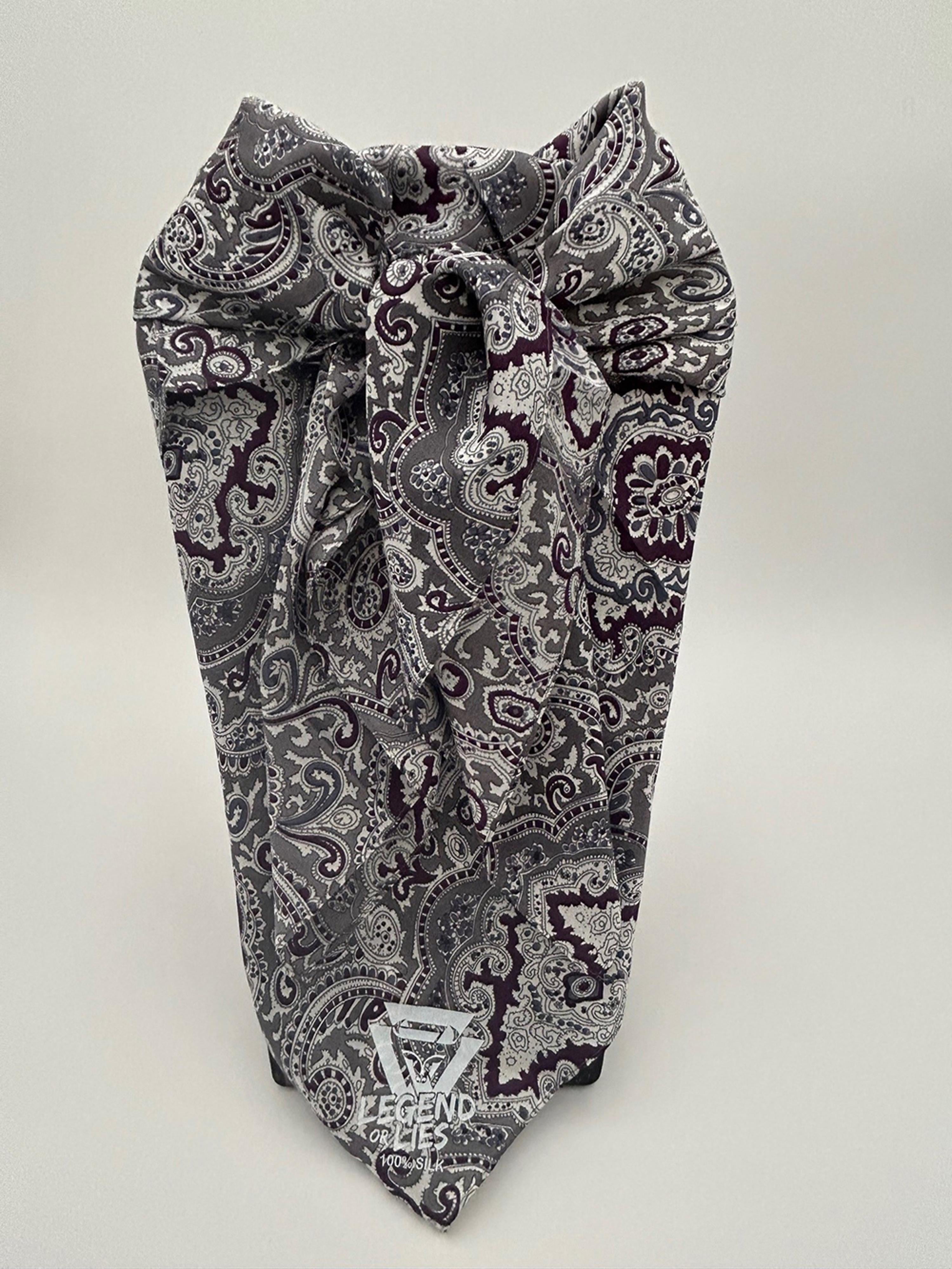 Legend or Lies 42'x42' XL Silk Wild Rag Bandana Calico Acanthus