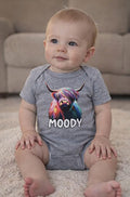 Legend or Lies Moody Colorful Highland Cow Infant Bodysuit