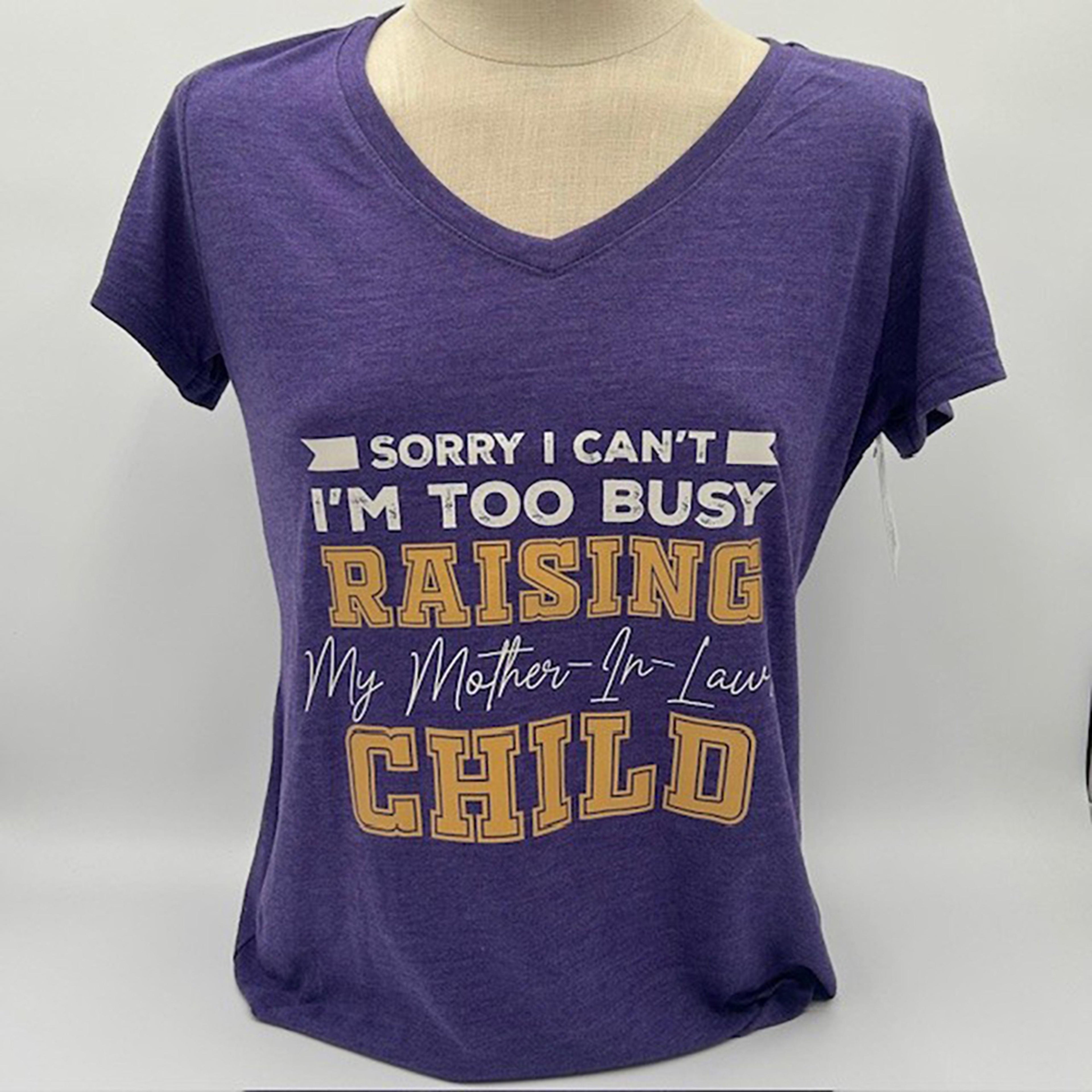 Legend or Lies Raising My Mother-In-Laws Child V-Neck Tee