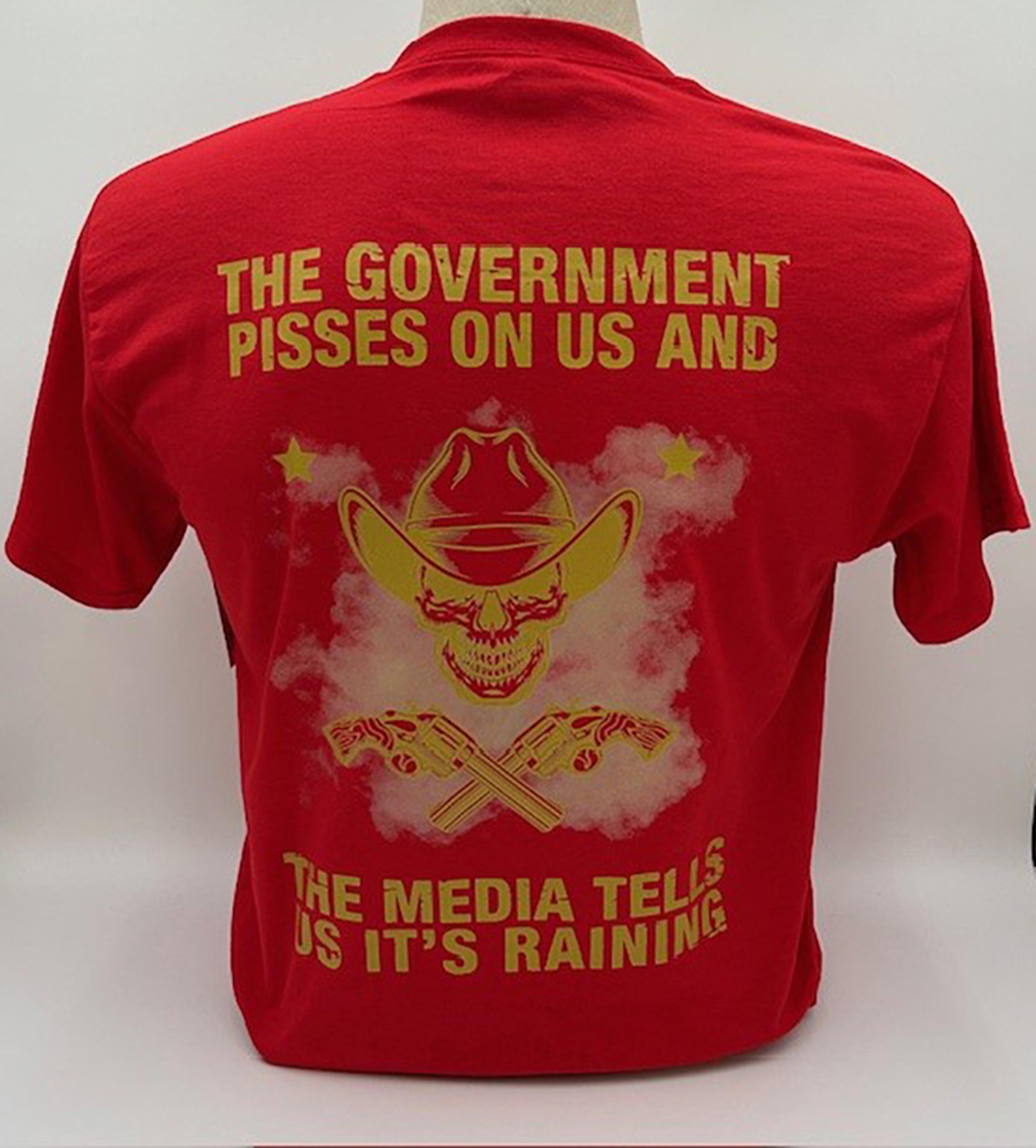 Legend or Lies Government & Media Back Print T-Shirt