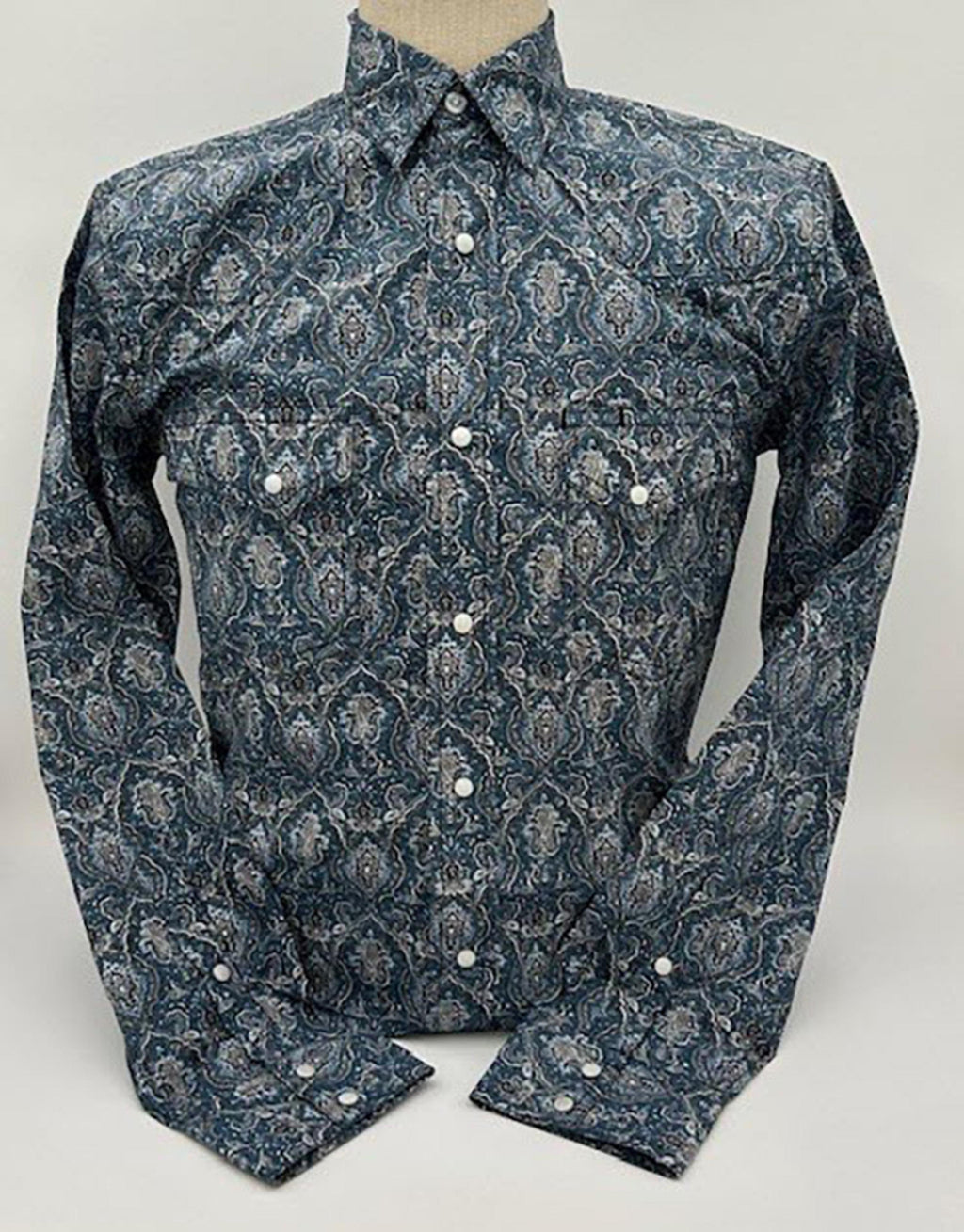 Legend or Lies Earp Mens Snap Western Paisley Western Shirt