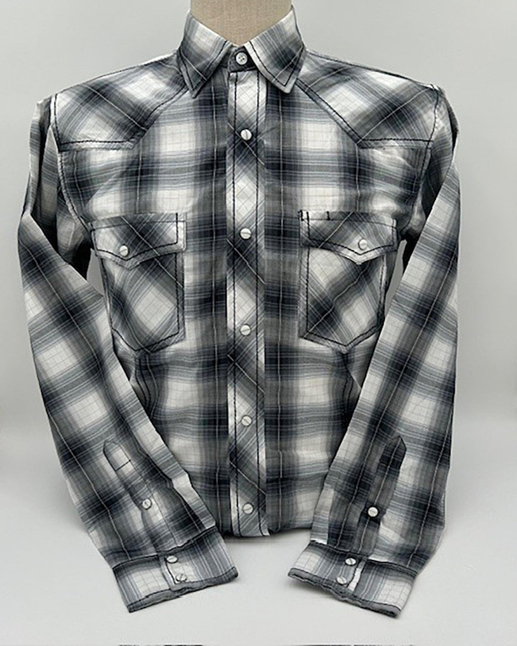 Legend or Lies James Mens Snap Western Plaid Shirt