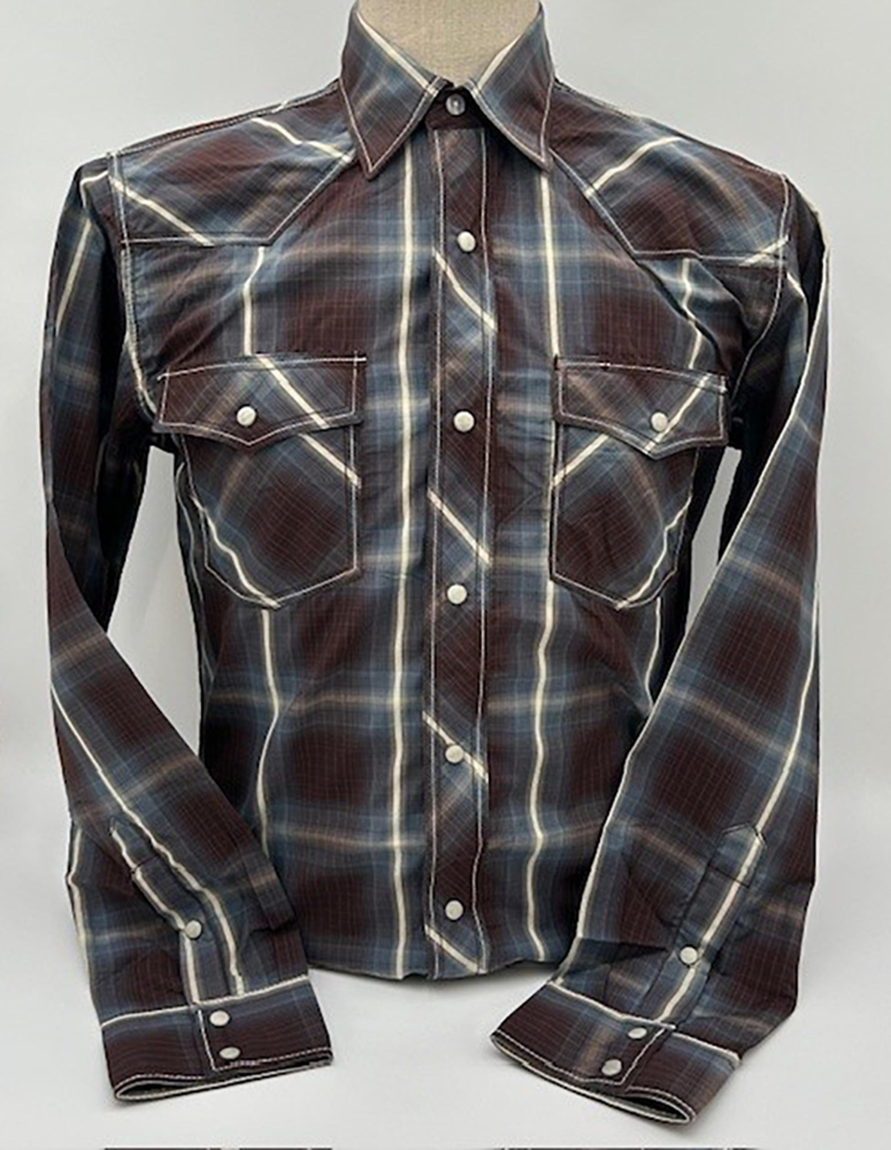 Legend or Lies Billy Mens Western Plaid Snap Shirt