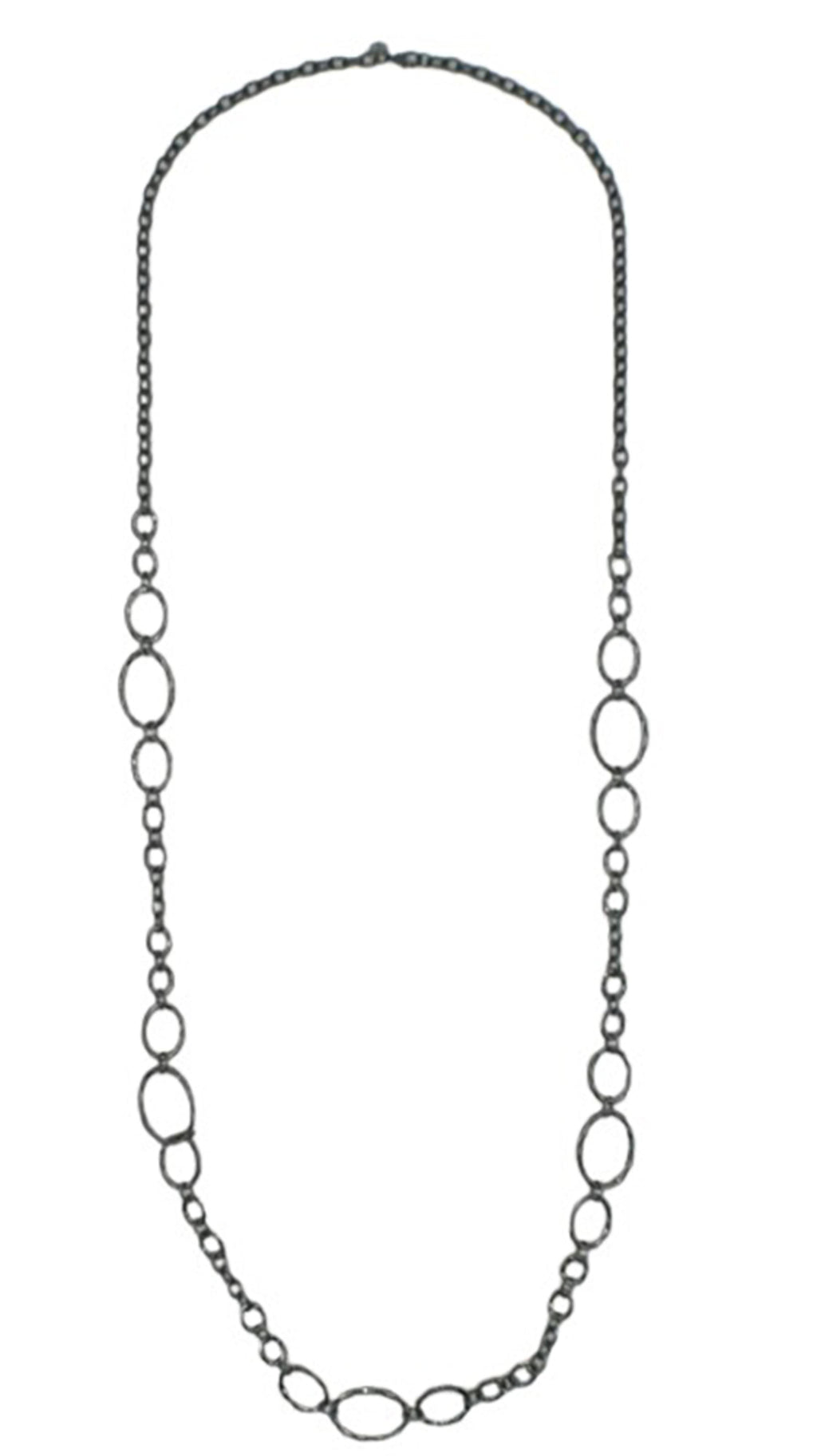 Legend or Lies Hematite Loreli Long Chain Necklace