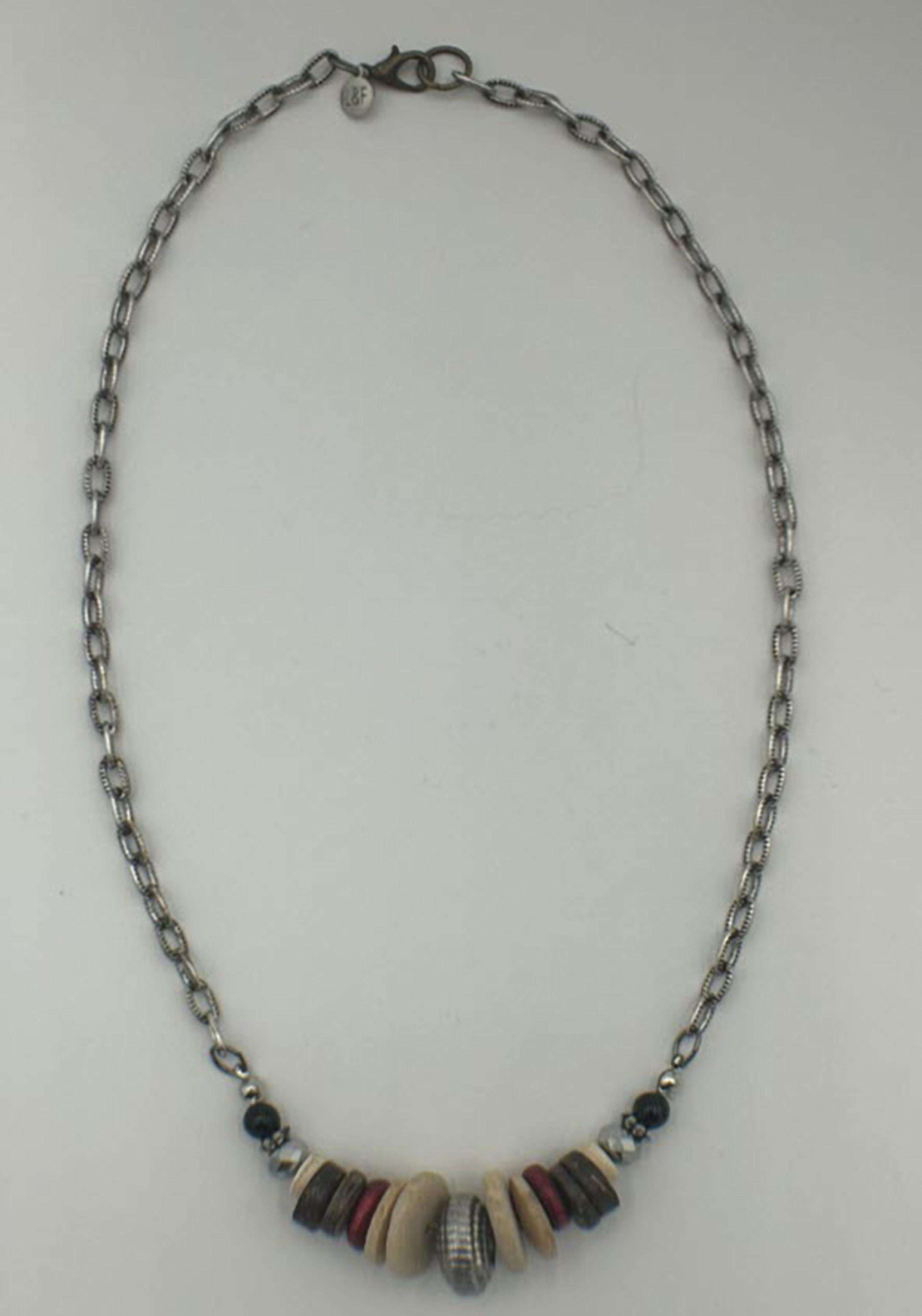 Legend or Lies Short Center Stacked Beaded Necklace