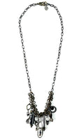 Legend or Lies Cluster Chain & Mixed Metal Dangles Necklace