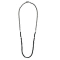 Legend or Lies Black Frost Metal and Beaded Necklace