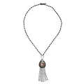 Legend or Lies Layered Teardrops & Fringe Necklace