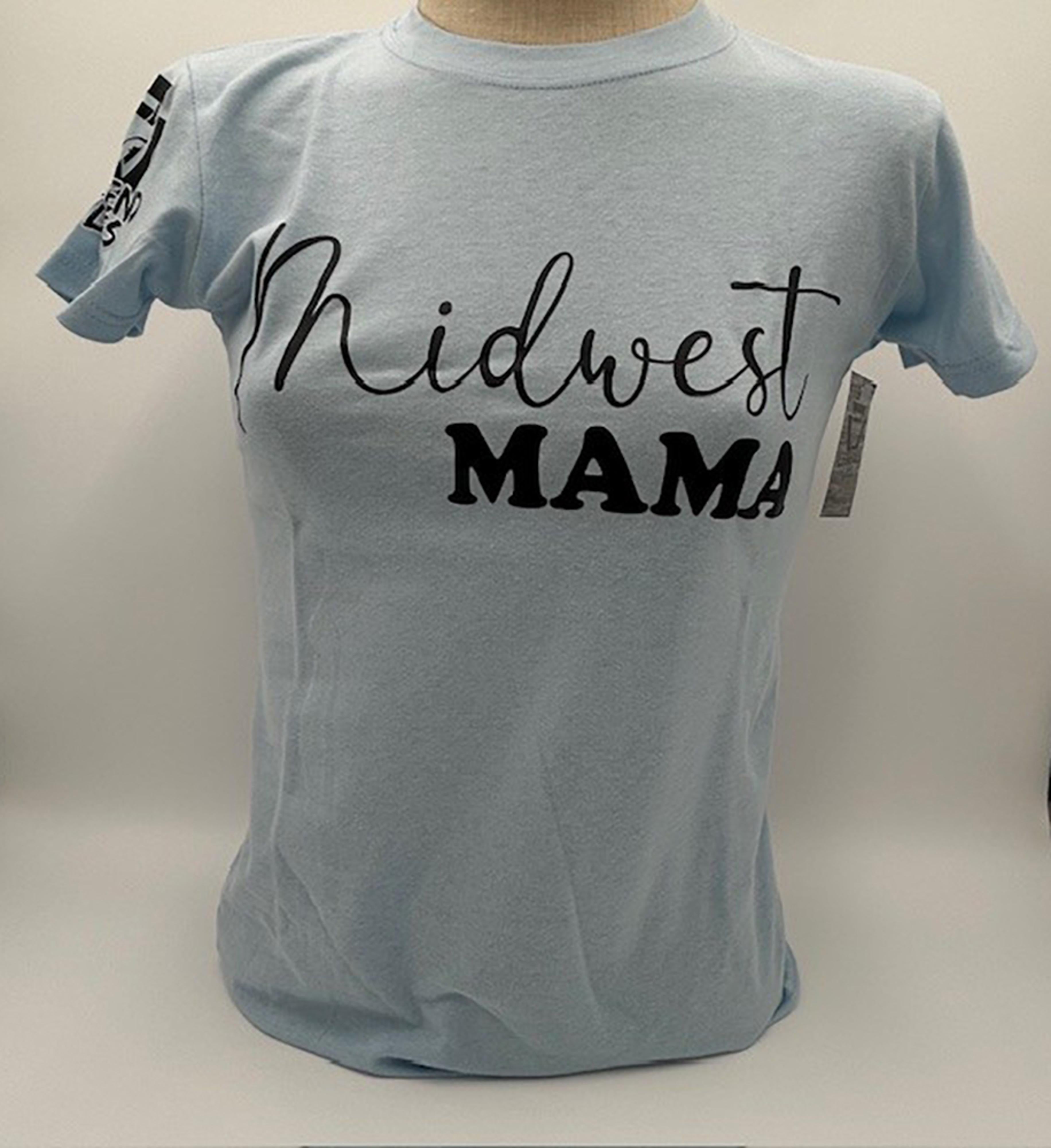 Legend or Lies Midwest Mama Blue Womens Fit T-Shirt