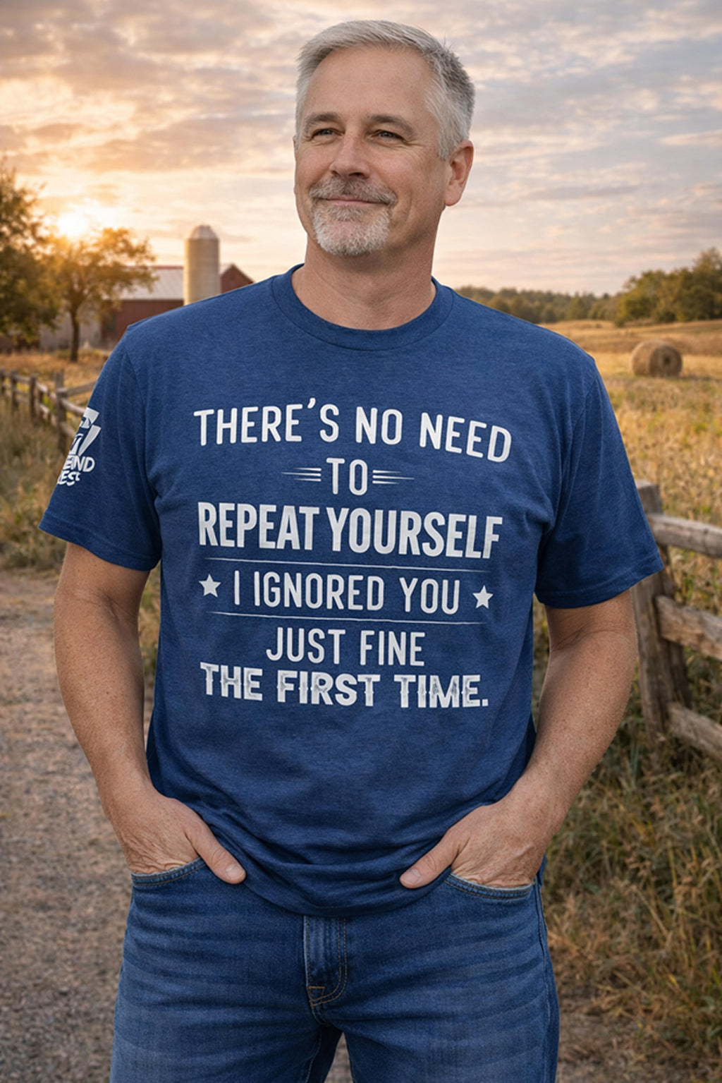 Legend or Lies Mens No Need To Repeat, Ignore You T-Shirt