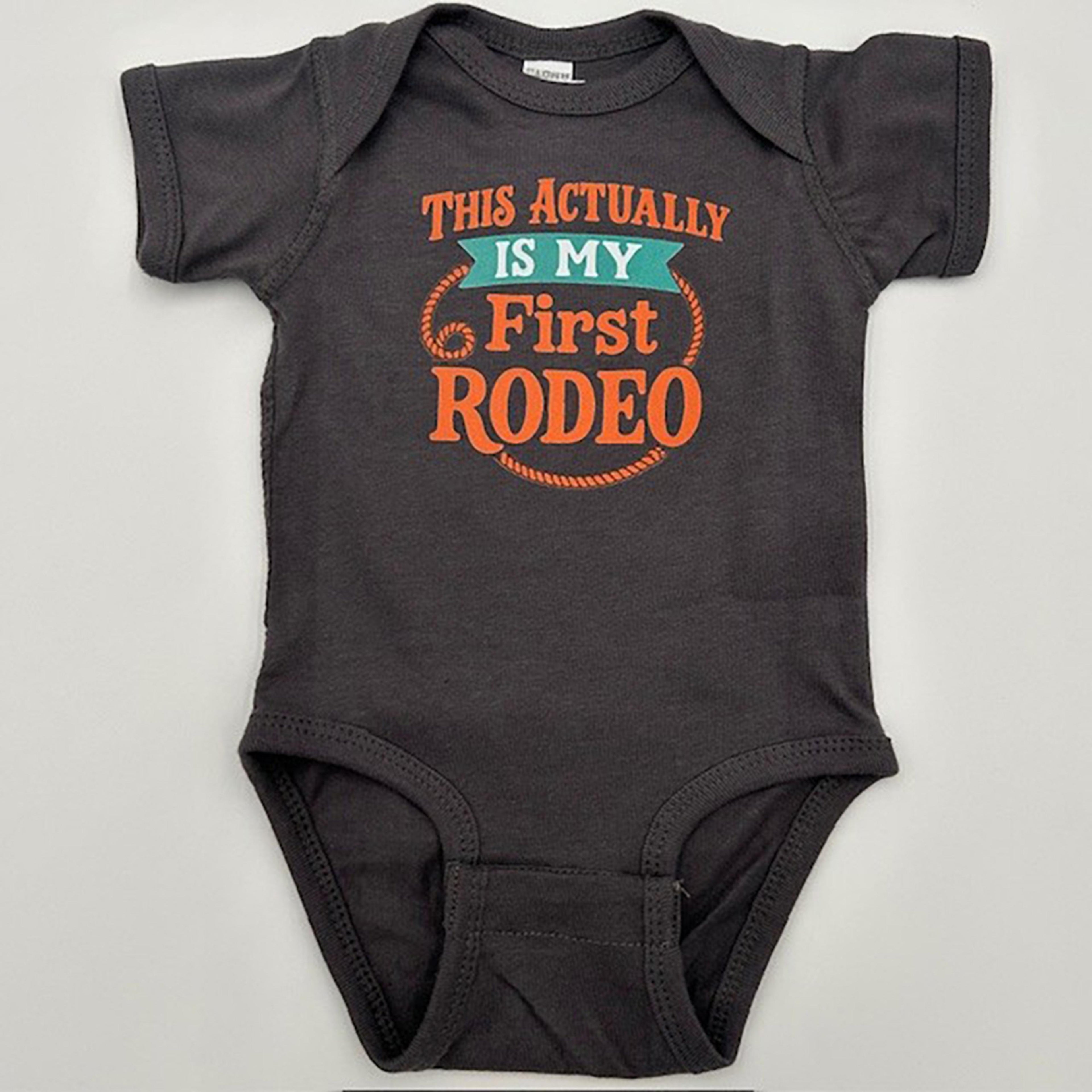 Legend or Lies Infant Actually is My First Rodeo Onesie