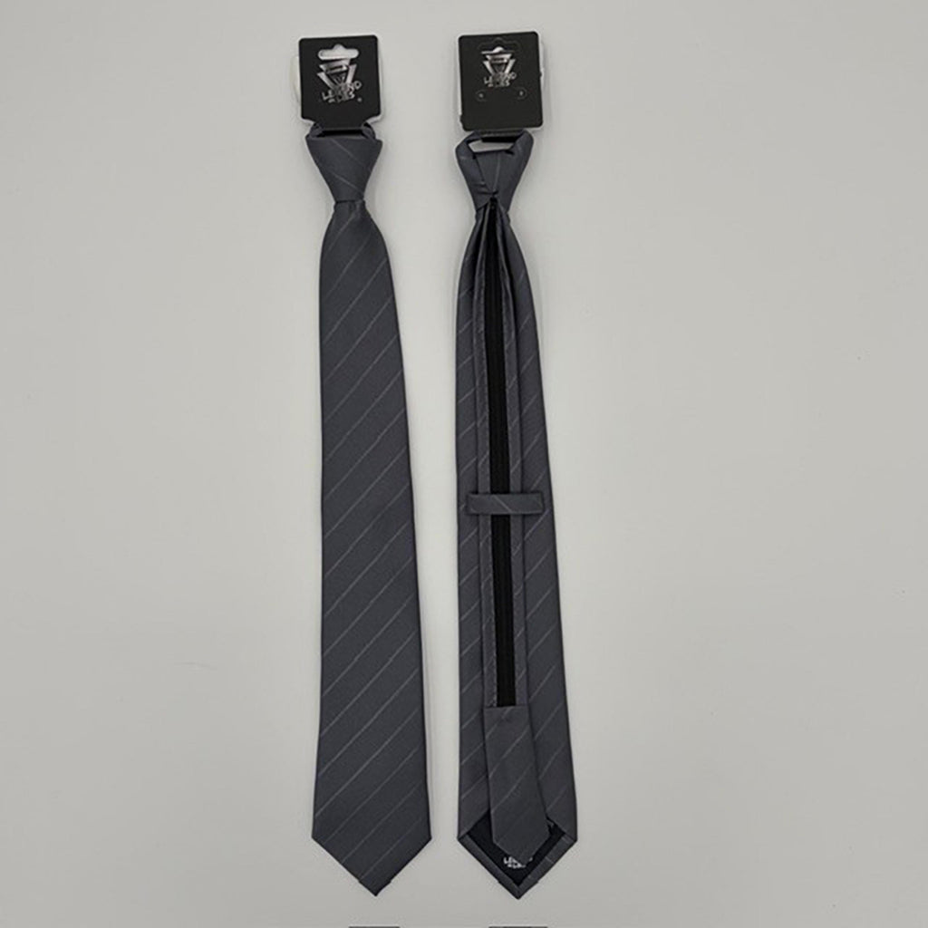 Legend or Lies Mens Stripe 3.2' Corbata Zipper Necktie