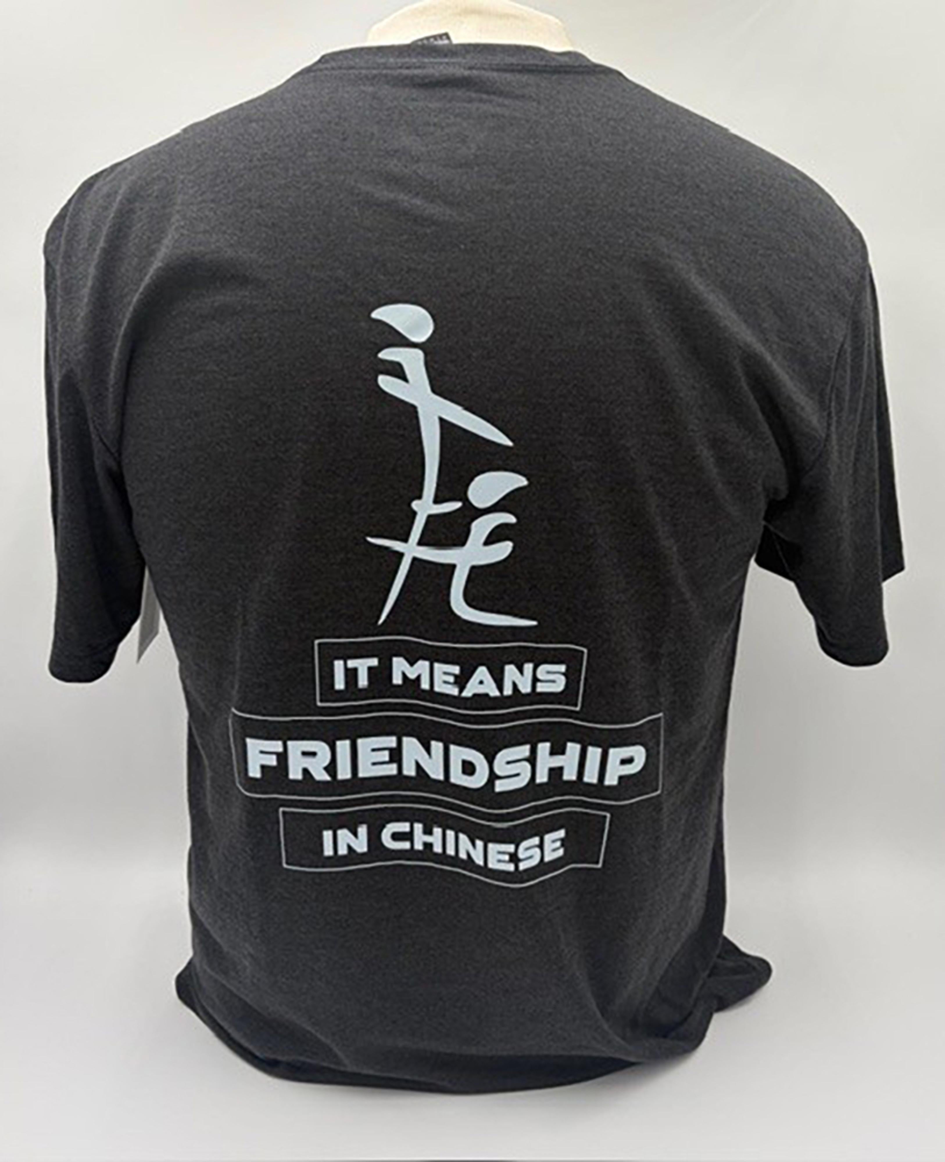 Legend or Lies Mens It Means Friendship in Chinese T-Shirt