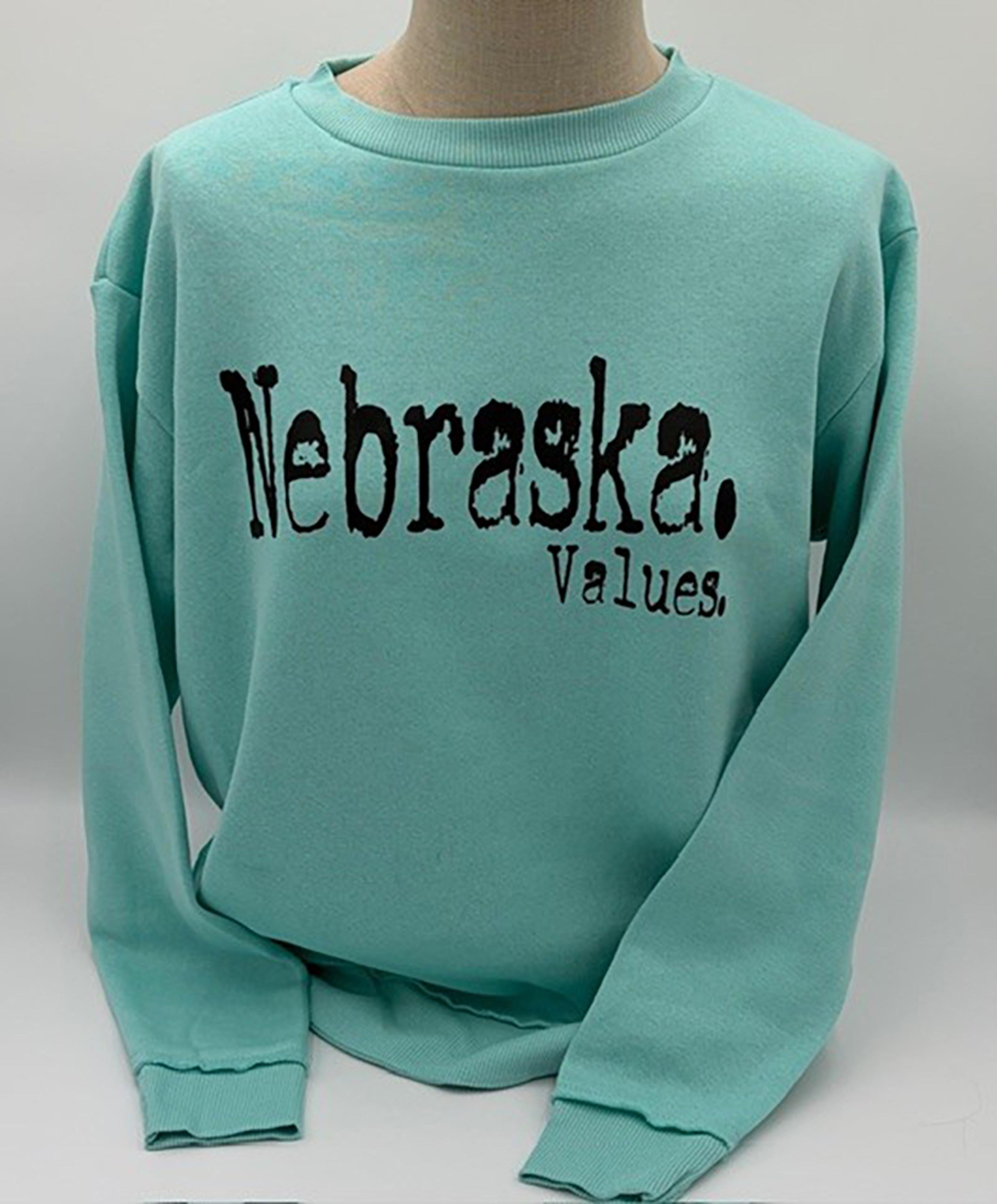 Legend or Lies Womens Nebraska Values Fleece Sweatshirt