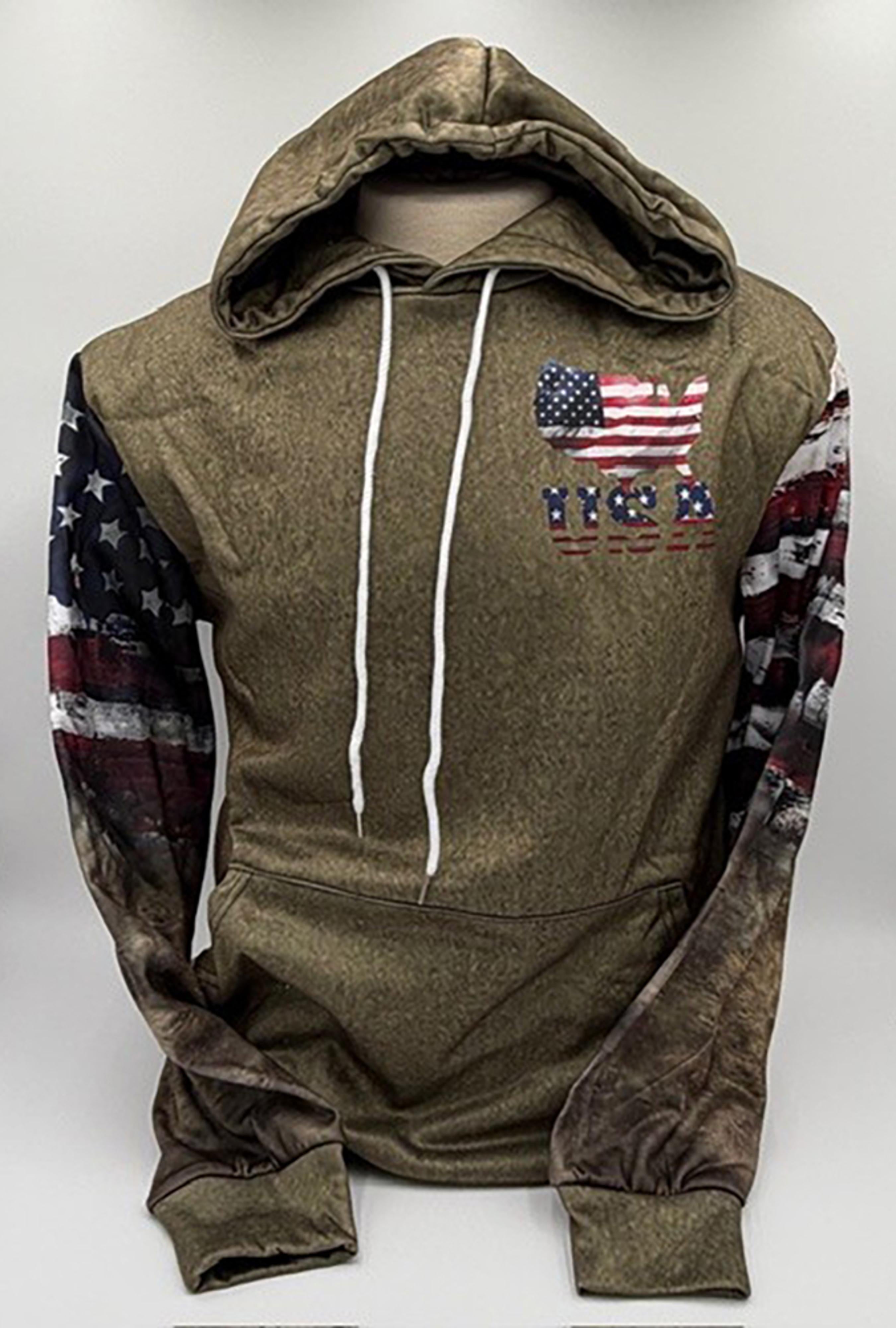 Legend or Lies Mens Army USA Patriot Fleece Hoodie