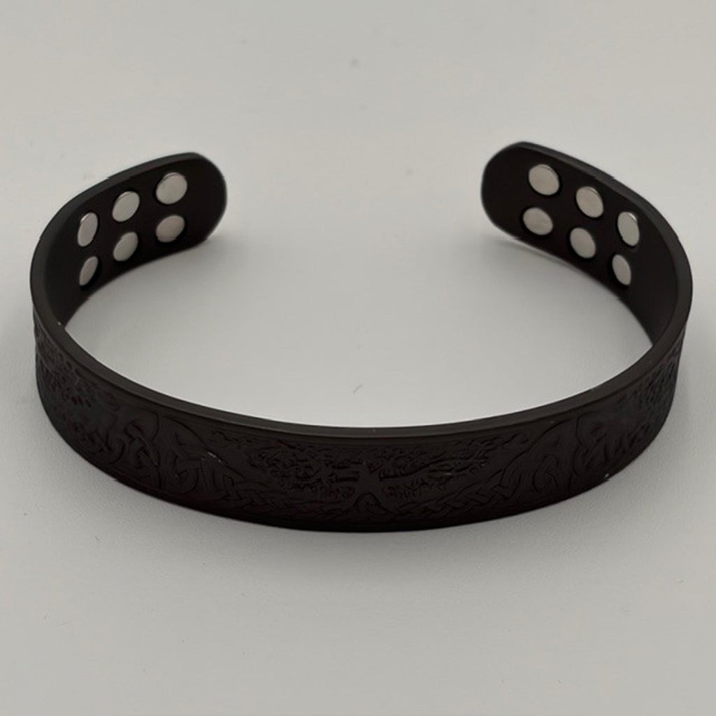 Legend or Lies .05' Gun Metal Horizon 18-Magnet Bracelet