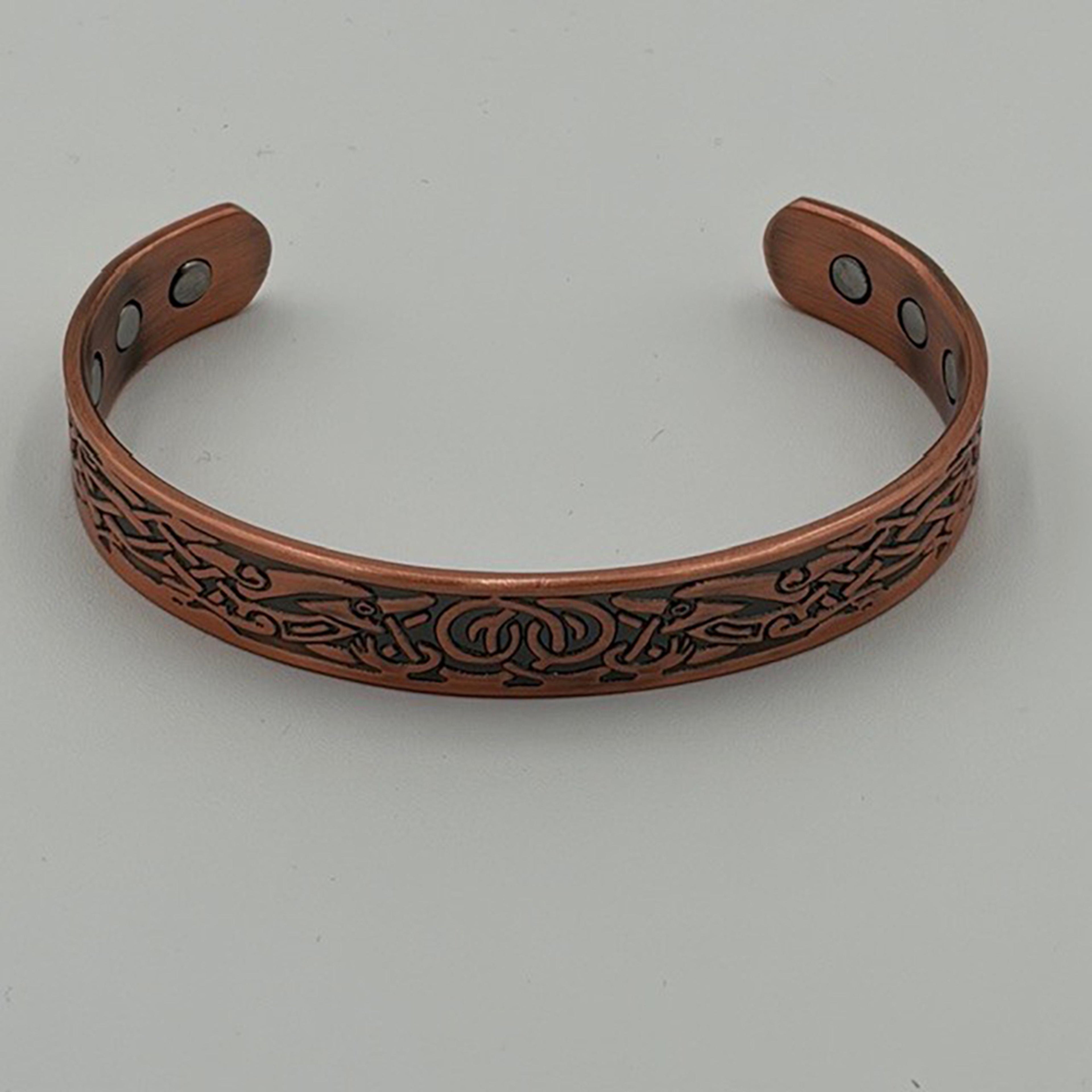 Legend or Lies 0.5' Copper Tangled 6-Magnet Bracelet