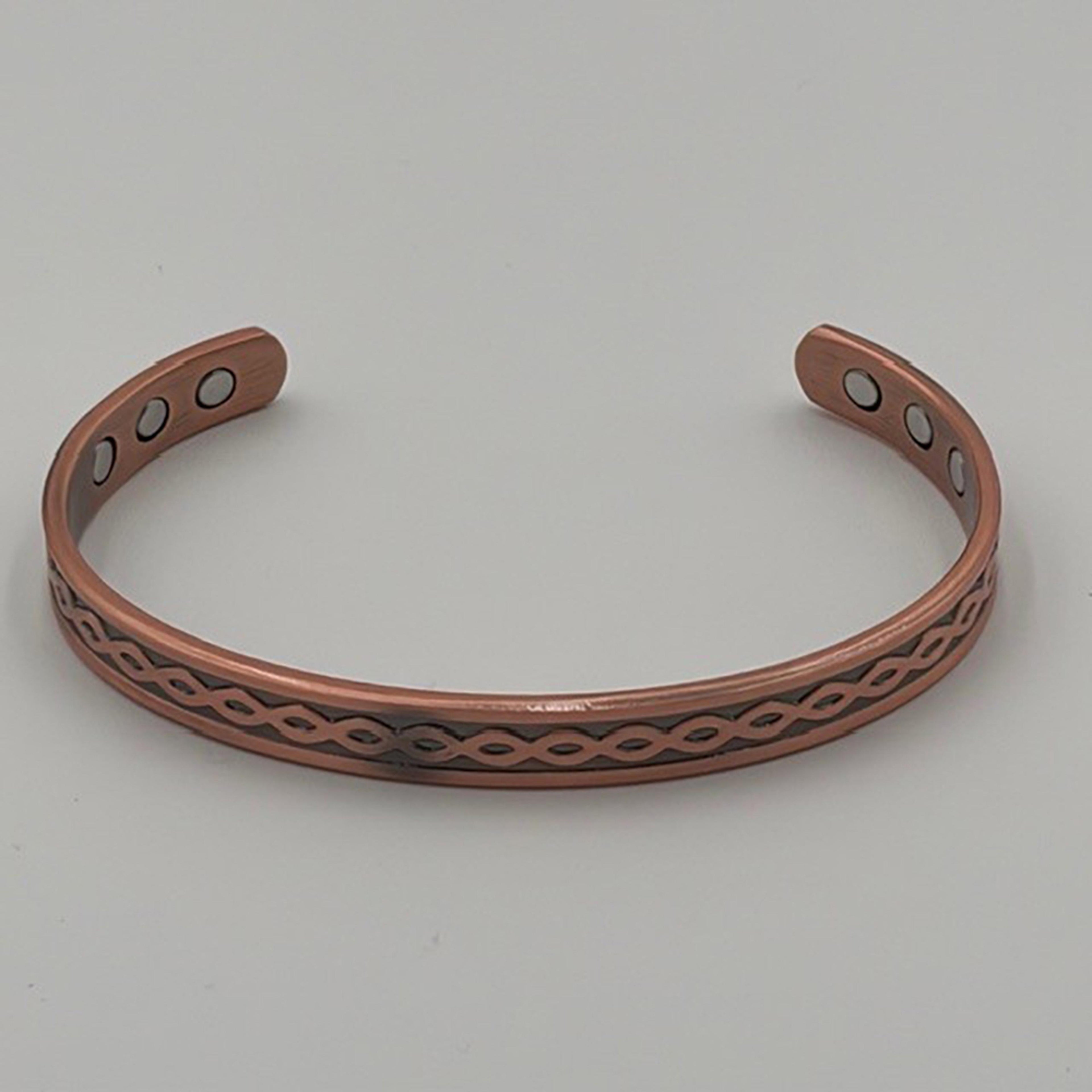 Legend or Lies 0.25' Copper Entwined 6-Magnet Bracelet