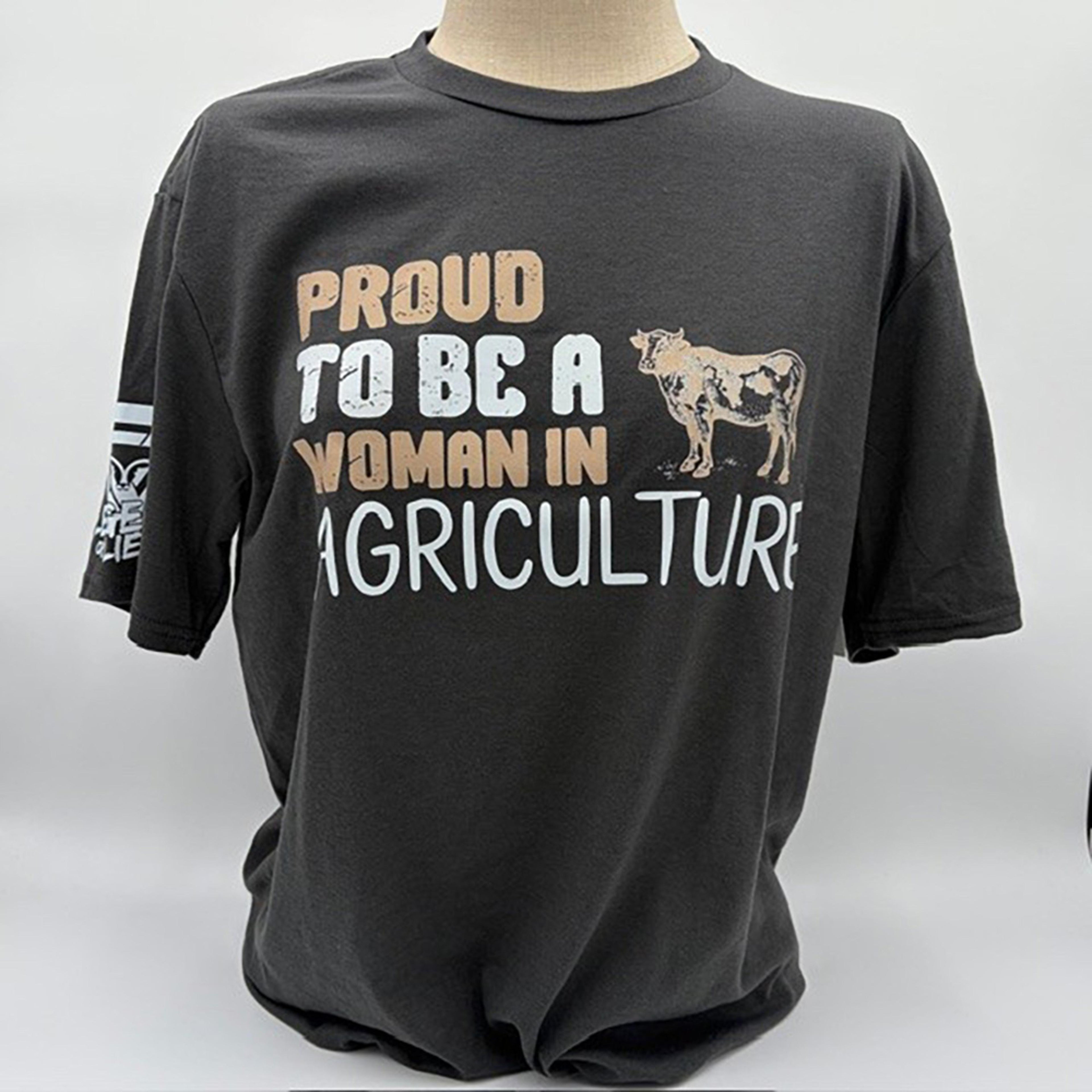 Legend or Lies Proud to Be a Woman in Ag Boyfriend Fit Tee