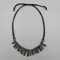 Legend or Lies Turquoise Cleopatra Leather Cord 32' Necklace