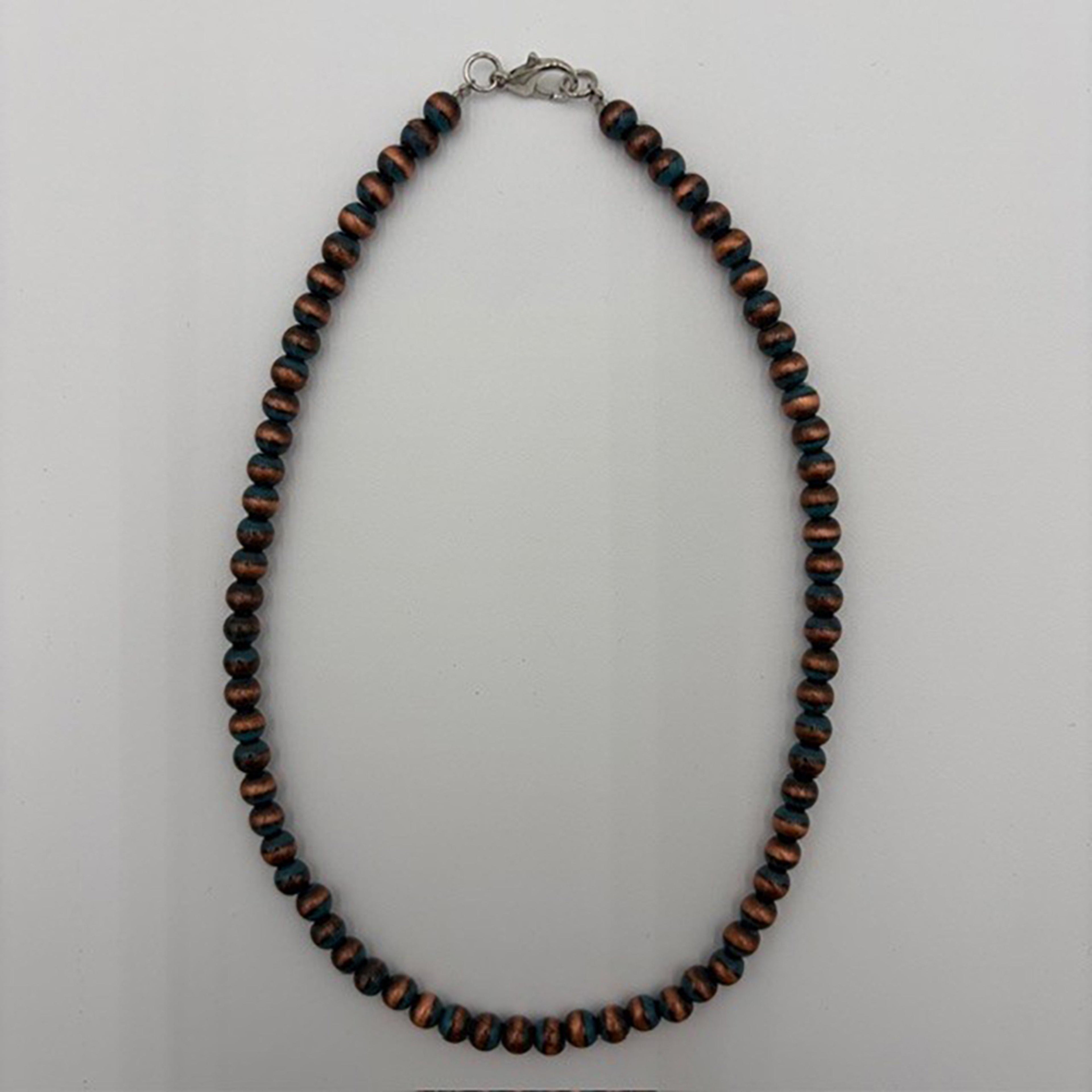 Legend or Lies Copper Horizon Beaded Choker 12' Necklace