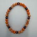 Legend or Lies Coral Beaded Stretch Bracelet LLNSBCCRB