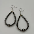 Legend or Lies Vintage Silver Tear Drop 2.25' Earrings