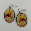 Legend or Lies Vintage Bronc 1.5' Dangle Earrings