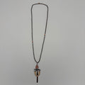 Legend or Lies Brass Chain Tribal Pendant Necklace