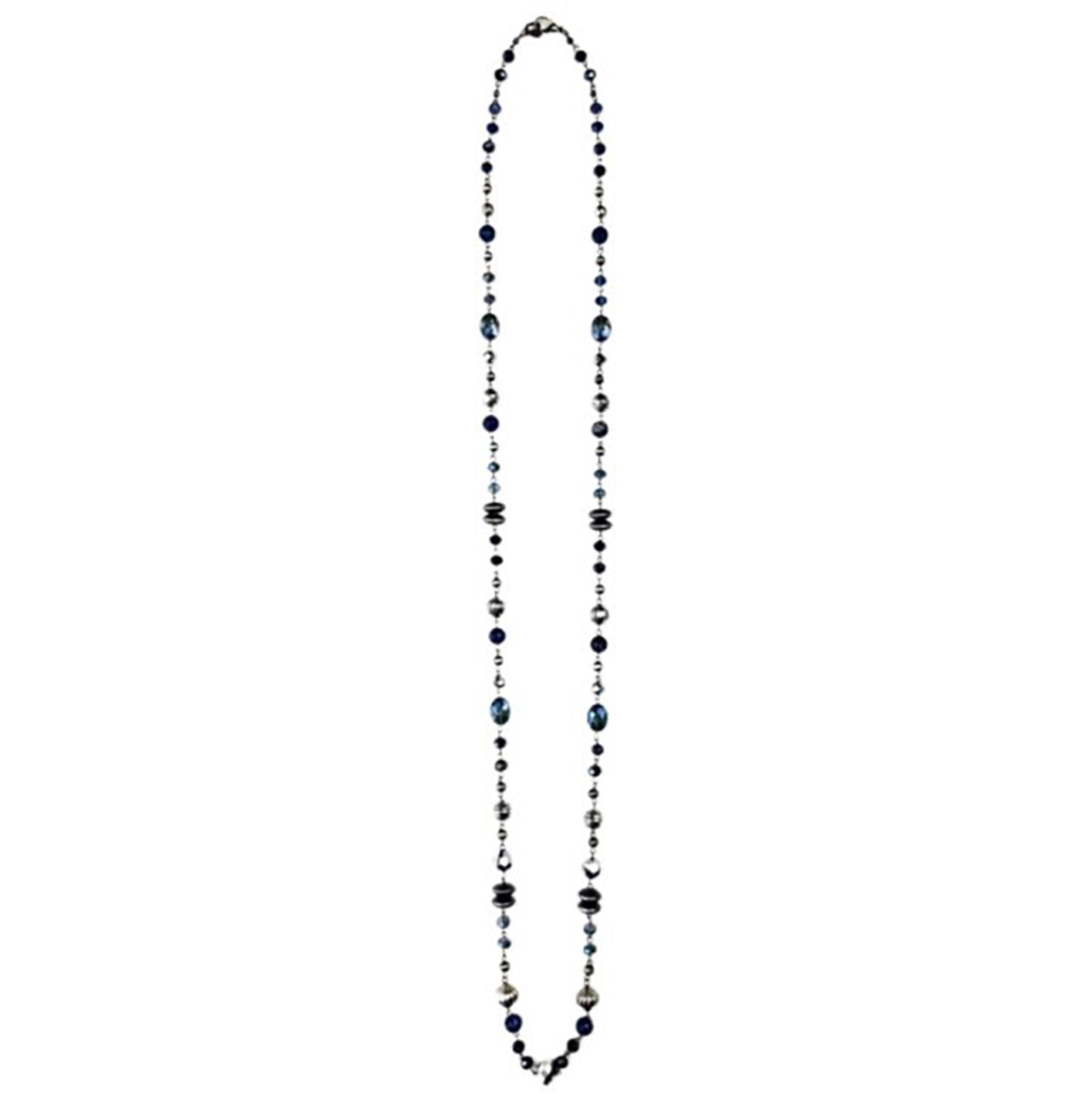 Legend or Lies Long Rosary Symmetrical Beaded Necklace