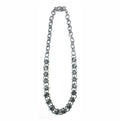 Legend or Lies Bold Stone Chain with Black Stone Necklace