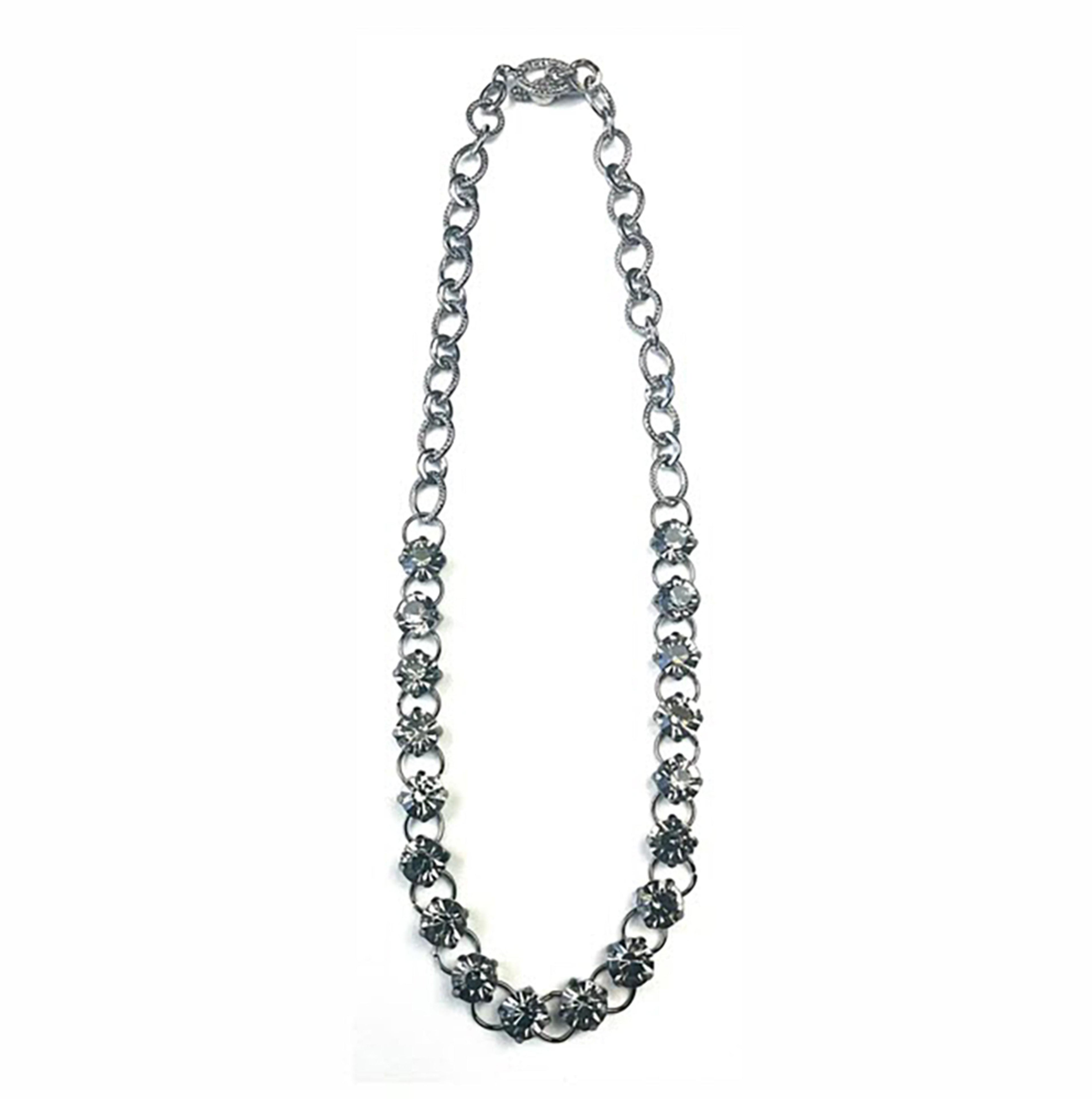 Legend or Lies Bold Stone Chain with Black Stone Necklace