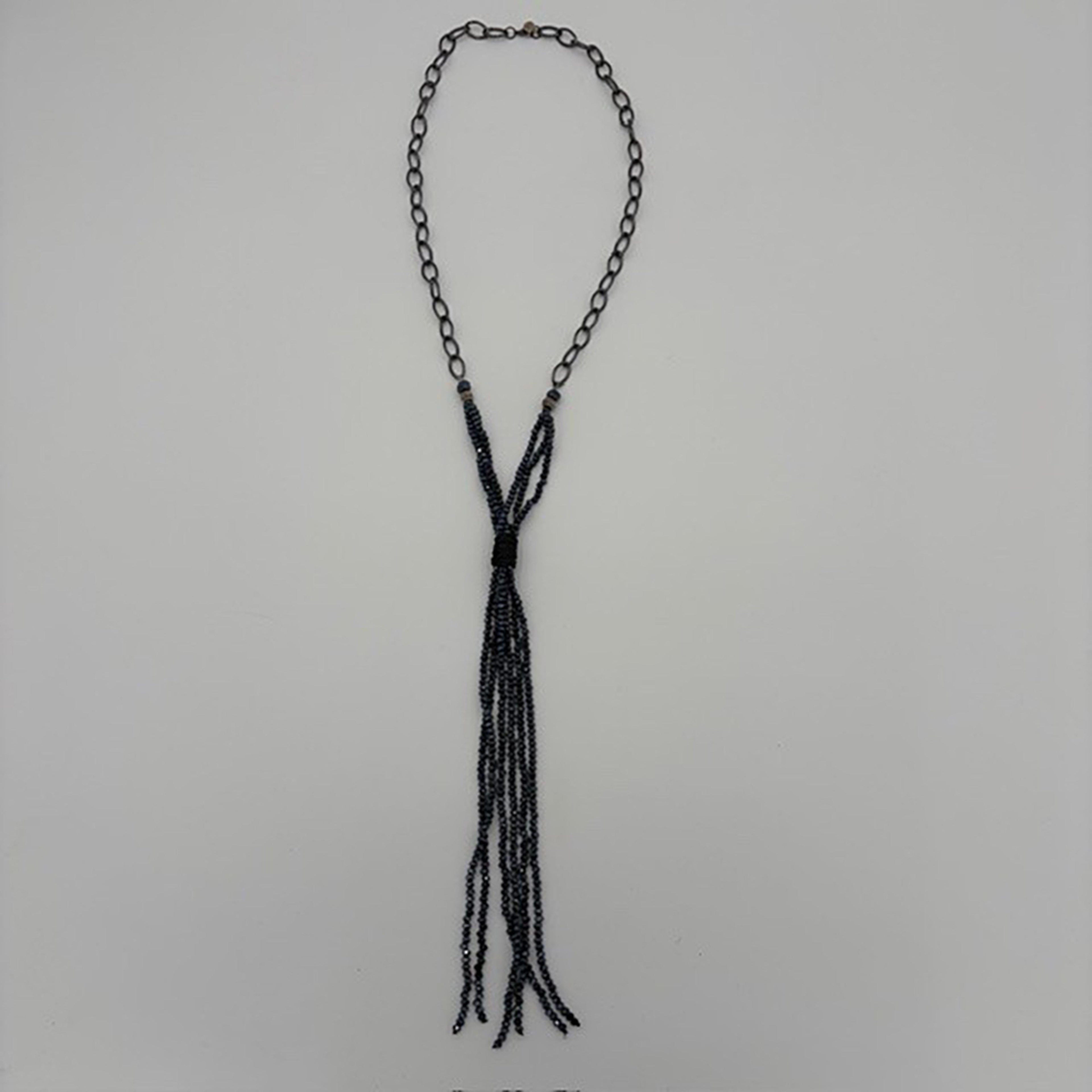 Legend or Lies Crystal Strand & Tassel Necklace 720BB