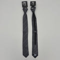 Modern Plaid 2.5' Slim Corbata Zipper Jacquard Necktie