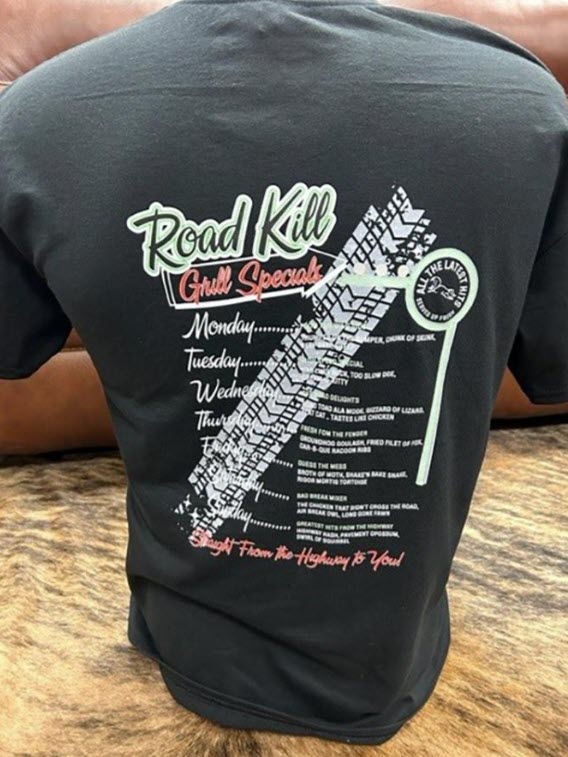 Legend or Lies Road Kill Cafe Unisex Funny T-Shirt