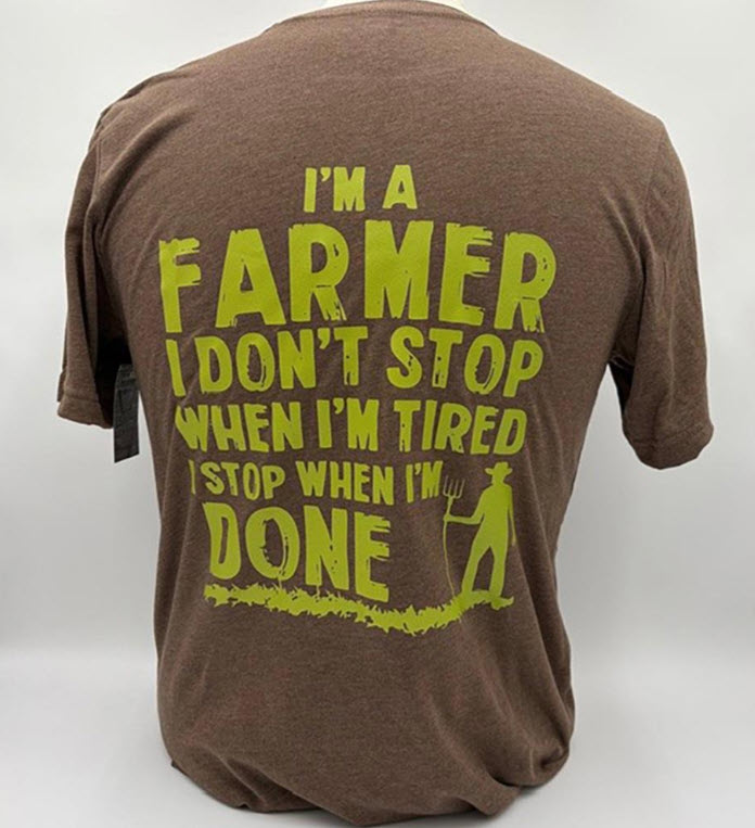 Legend or Lies Mens Farmer Dont Stop When Tired Tee