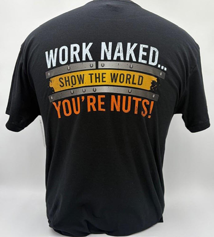 Legend or Lies Mens Work Naked Show The World T-shirt