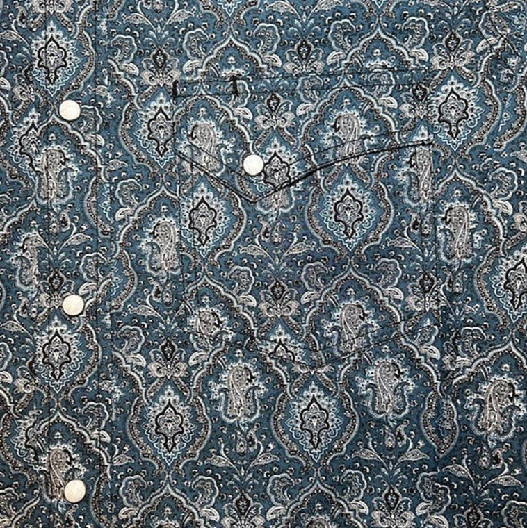 Legend or Lies Earp Mens Snap Western Paisley Western Shirt