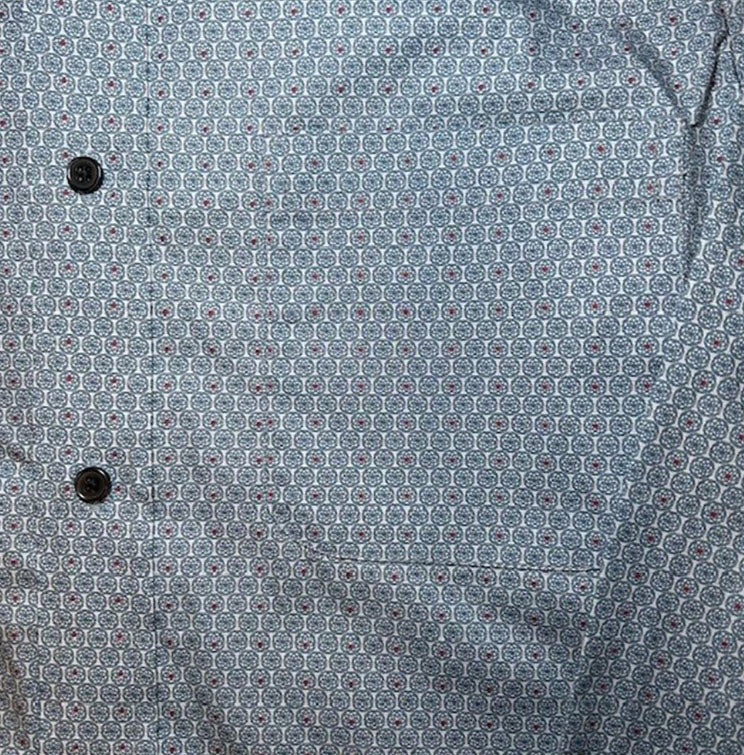 Legend or Lies Dillon Western Print Mens Button Shirt