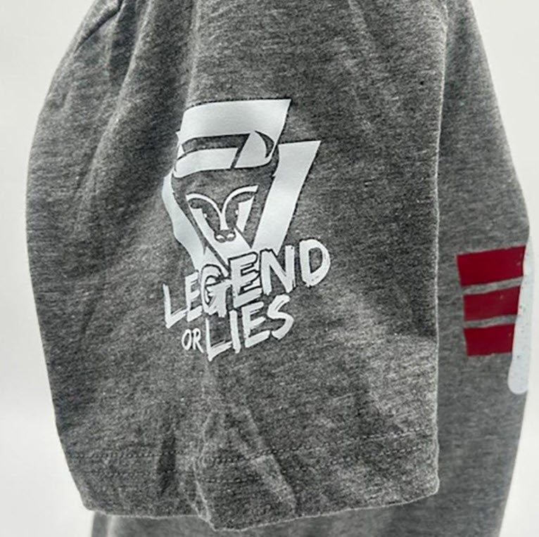 Legend or Lies Small Town USA Grey Unisex Fit T-Shirt