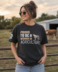 Legend or Lies Proud to Be a Woman in Ag Boyfriend Fit Tee