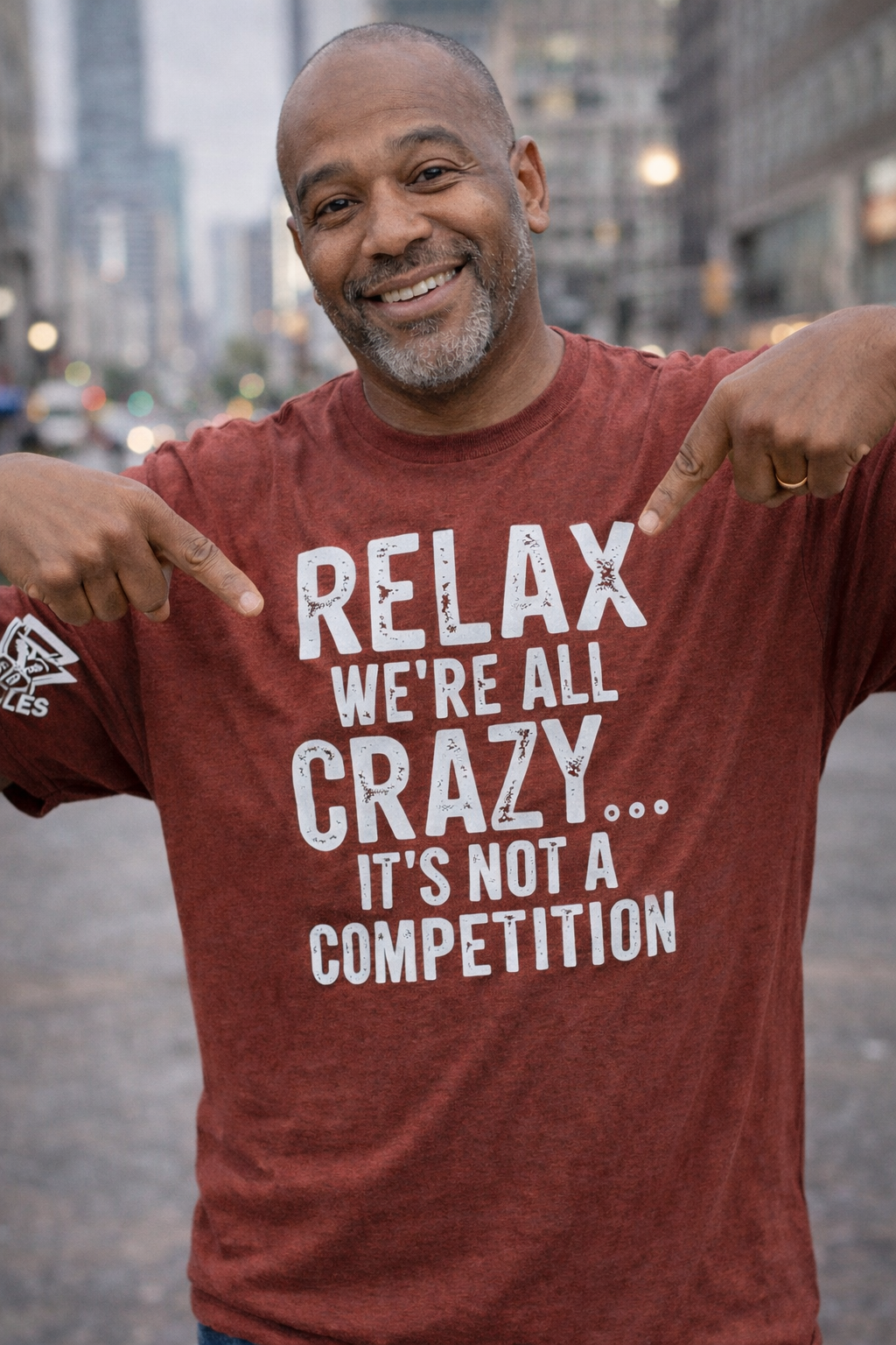 Legend or Lies Relax Were All Crazy Unisex Fit Tee