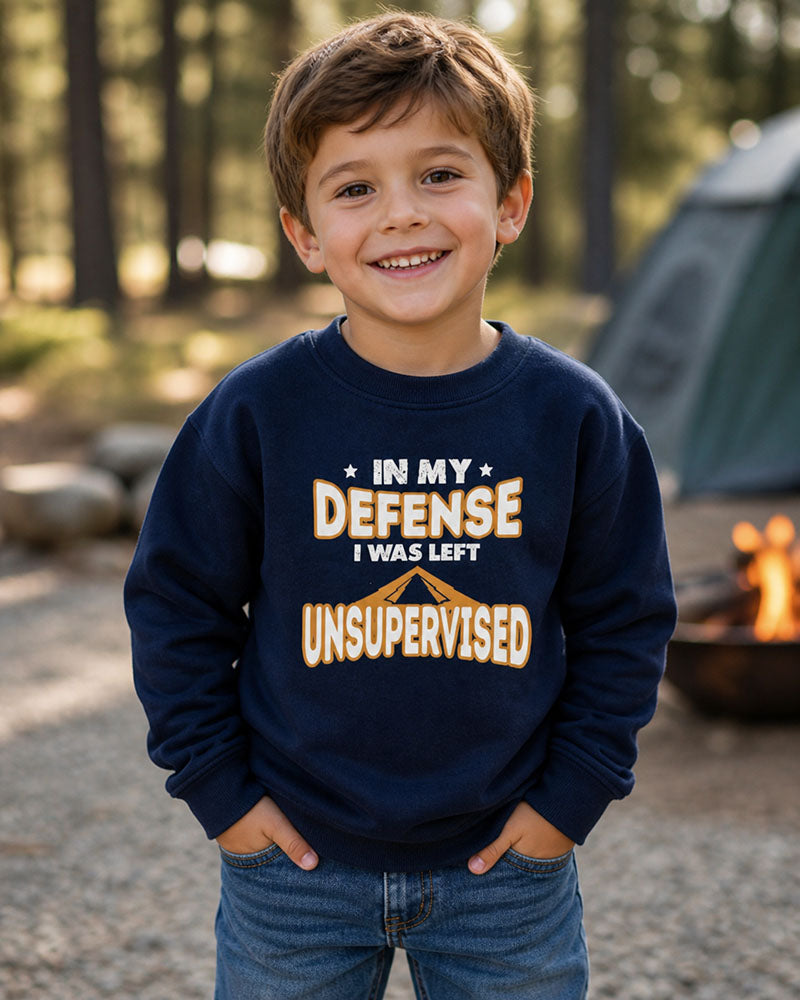 Legend or Lies Was Left Unsupervised Youth Crewneck