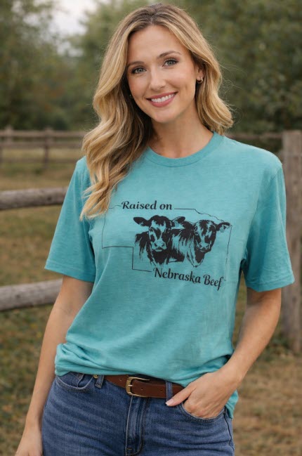 Legend or Lies Raised On Nebraska Beef Unisex T-Shirt