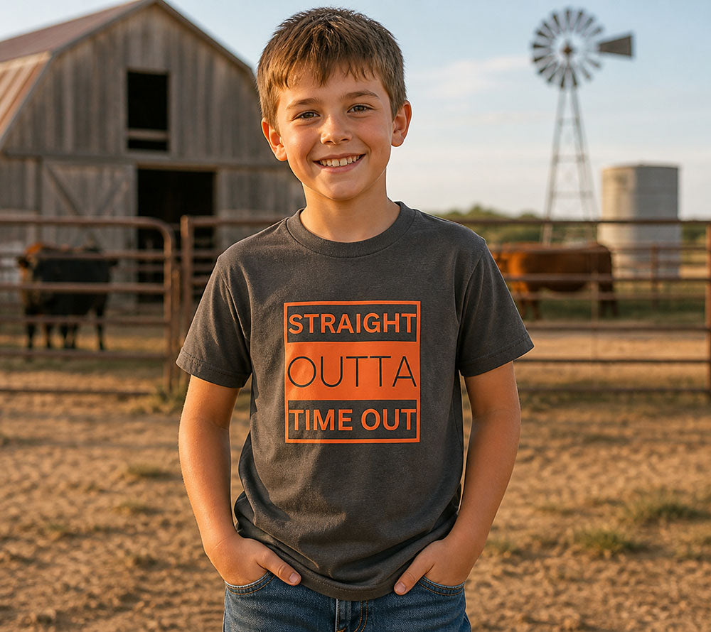 Legend or Lies Straight Out Of Timeout Kids T-Shirt