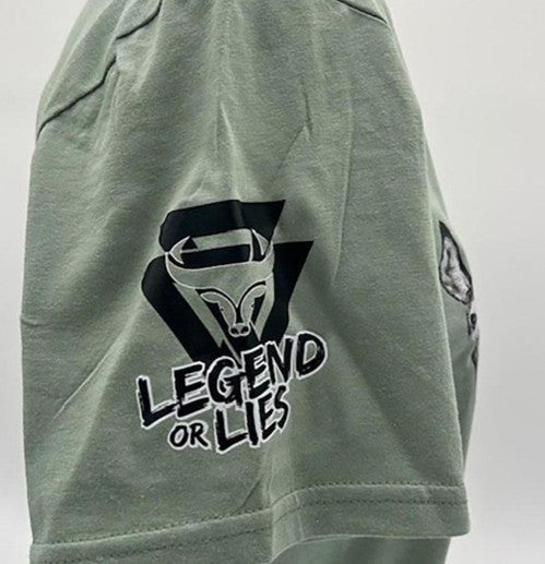 Legend or Lies Womens Unisex Live With A** Perfect Tee