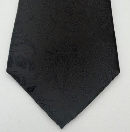 Modern Paisley 2.5' Slim Corbata Zipper Jacquard Necktie